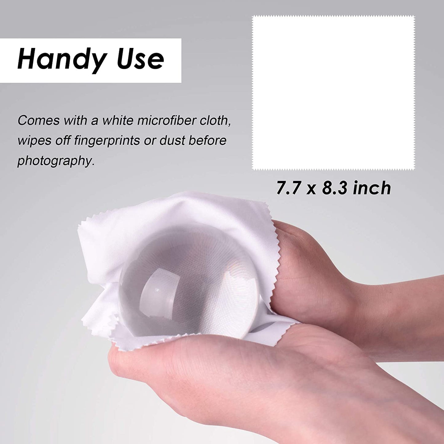 Crystal Ball for Photography 3 Pack, Props Decoration, K9 Lens Suitable Gazing for Divination, Feng Shui, Fortune Telling, Meditation, Magical Shots, Elegant Home & Party Decor(60/80/100Mm)