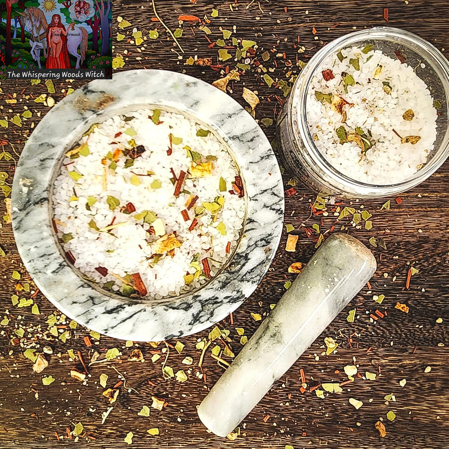 Crown of Success Bath Salts 8 Oz | Handmade with Herbs & Essential Oils | Success, Prosperity, Victory & Achievement Rituals | Hoodoo Wiccan Pagan Magick