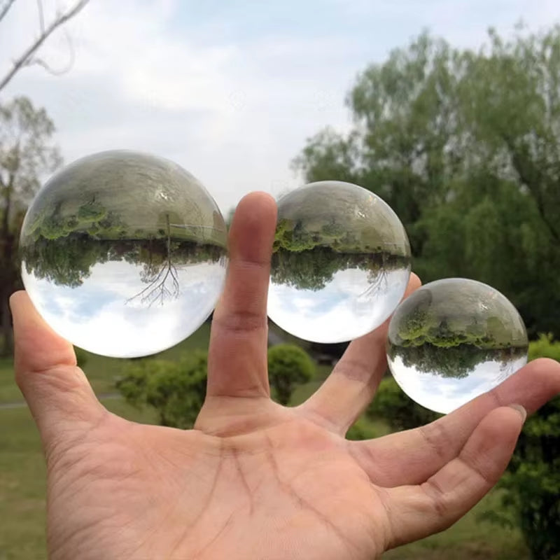 Clear 30/40/50/60/80/100/120/150Mm Crystal Ball with K9 Crystal Glass Ball for Photography Propfurniture Decoration Crystal Ball
