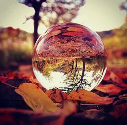 100Mm Photography Crystal Ball Sphere Decoration Lens Photo Prop Lensball Clear