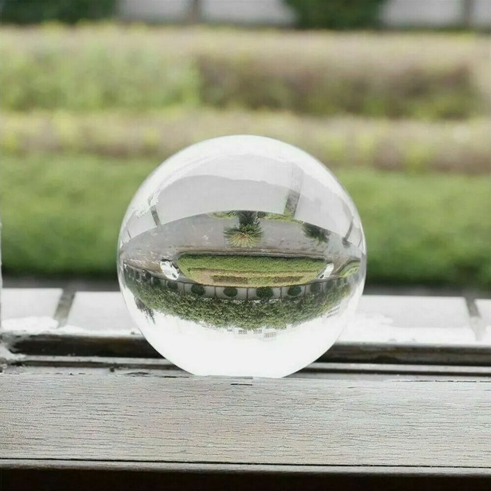 100Mm Photography Crystal Ball Sphere Decoration Lens Photo Prop Lensball Clear