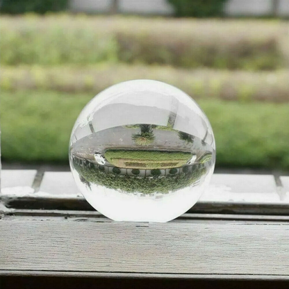 100Mm Photography Crystal Ball Sphere Decoration Lens Photo Prop Lensball Clear