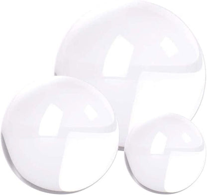 Crystal Ball for Photography 3 Pack, Props Decoration, K9 Lens Suitable Gazing for Divination, Feng Shui, Fortune Telling, Meditation, Magical Shots, Elegant Home & Party Decor(60/80/100Mm)