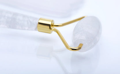 Clear Quartz Crystal Facial Roller