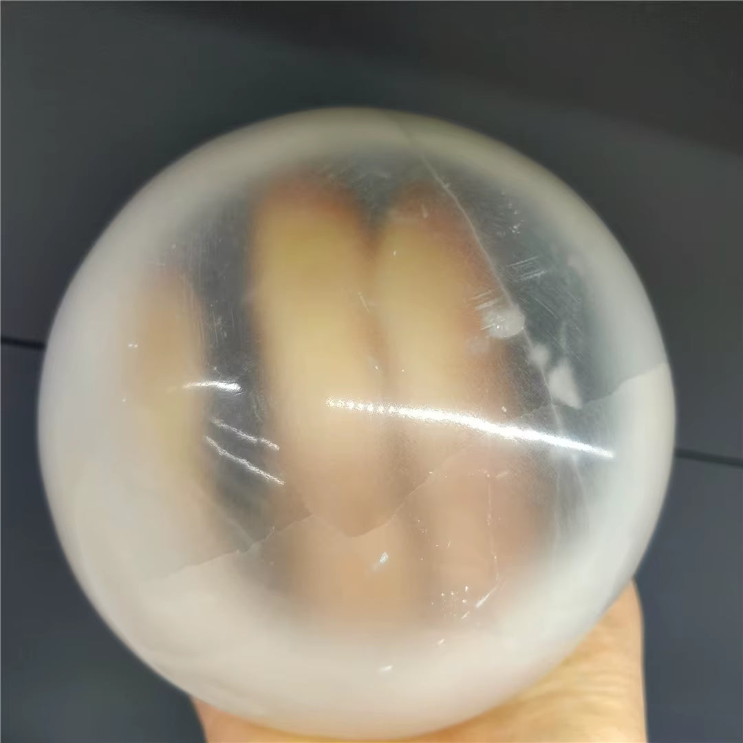 2KG Natural Rock Selenite Crystal Ball Mineral and Stone Large White Gypsum Quartz Sphere Home Decoration Modern Chakra Ornament