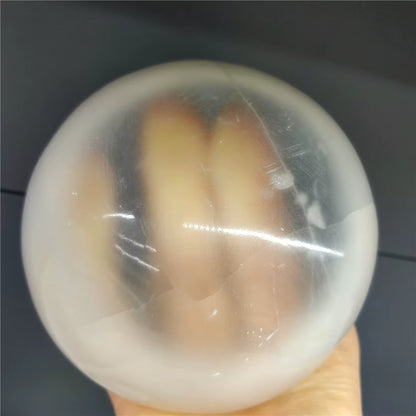 2KG Natural Rock Selenite Crystal Ball Mineral and Stone Large White Gypsum Quartz Sphere Home Decoration Modern Chakra Ornament