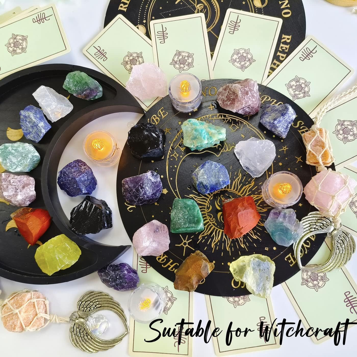 2" Amethyst Crystal Rocks Natural Crystals and Healing Stones Large Crystals Rocks for Tumbling Raw Stones Witchcraft Wire Wrapping Fountain Rocks Cabbing Room Decor 4Pcs