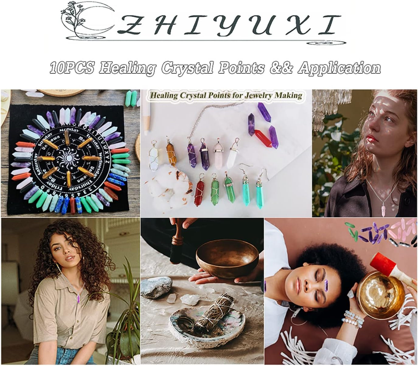 Amethyst Crystal Rock Amethyst Stone Crystals and Healing Stones Gemstones Crystal Set Purple Crystal Wand Crystals Bulk Tumbled Polished Energy Reiki Therapy Meditation Decor Gifts 10 Pcs