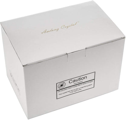 Clear Crystal Ball 150Mm (6 Inch) with Unicorn Stand and Gift Package for Decorative Ball, Lensball Photography, Gazing Divination or Feng Shui, and Fortune Telling Ball