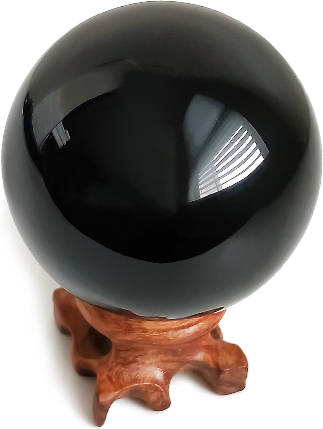 Black Obsidian Crystal Balls for Fengshui, Meditation, Crystal Healing, Divination, Home Decoration, Black Magic Crystal Sphere