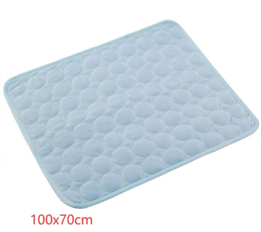 Pet Dog Cat Ice Silk Cold Nest Pad for Cooling in Summer