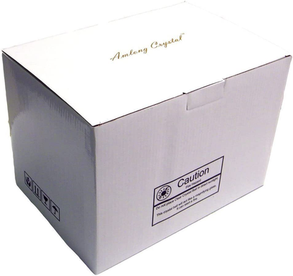 Clear Crystal Ball 150Mm (6 Inch) Including Golden Dragon Stand and Gift Package