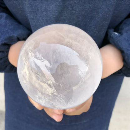 Treatment and Nursing of Natural Transparent White Quartz Ball Crystal Ball