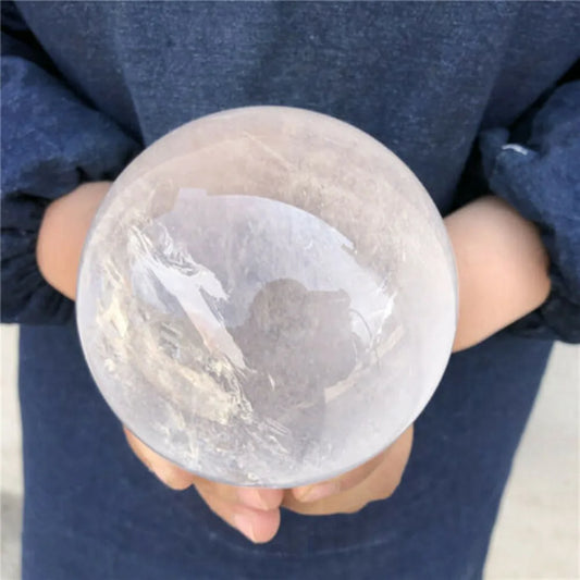 Treatment and Nursing of Natural Transparent White Quartz Ball Crystal Ball