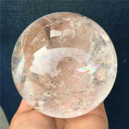 Treatment and Nursing of Natural Transparent White Quartz Ball Crystal Ball