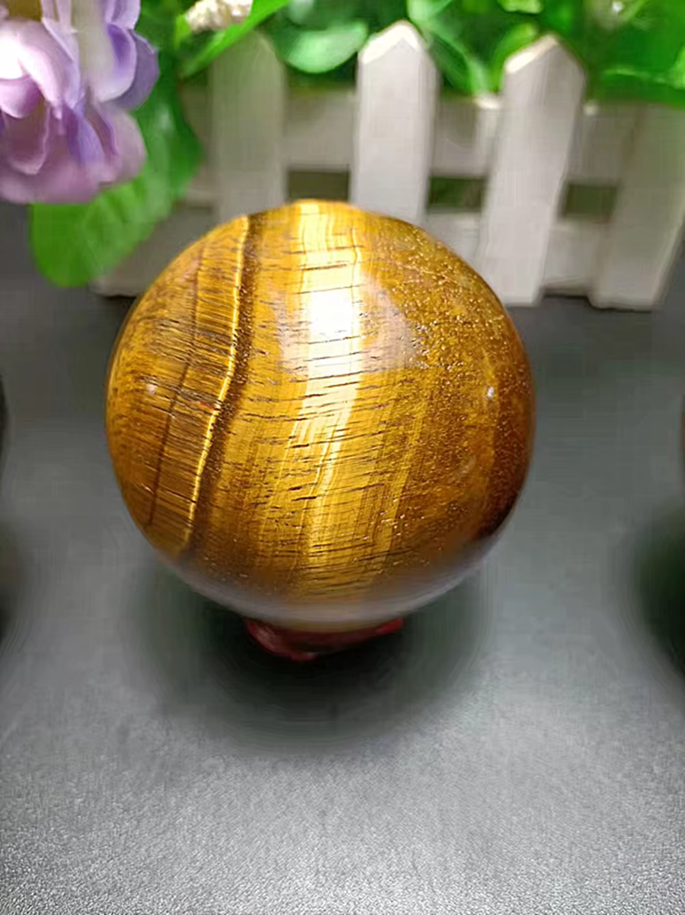 Natural Quartz Crystal Ball, Reiki, Energy, Exquisite, Tiger Eye, Home Decor, Chakra Fashion, Treatment Gift, 60Mm