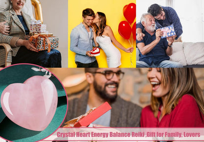 60Mm Rose Quartz Crystals Heart Large Healing Crystals Heart Love Shaped Stone Pink Crystal Gifts 1PC