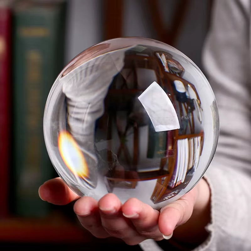 Clear 30/40/50/60/80/100/120/150Mm Crystal Ball with K9 Crystal Glass Ball for Photography Propfurniture Decoration Crystal Ball