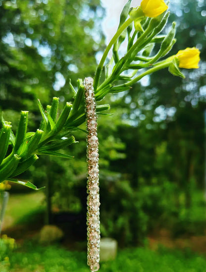 Hand-Made Seed-Beaded Tennis Bracelets
