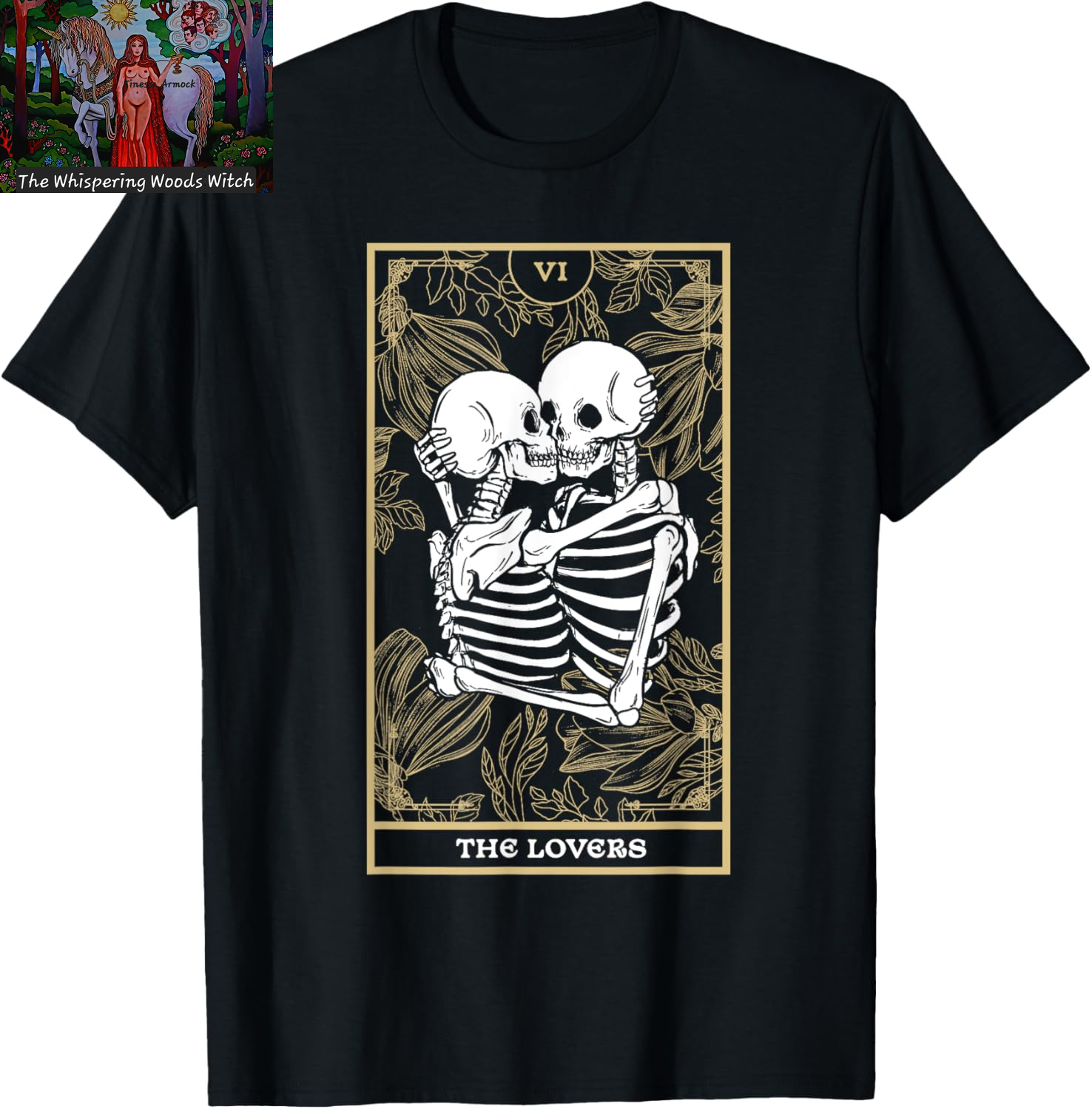 The Lovers - Tarot Card Reading Fortune Telling Witchcraft T-Shirt