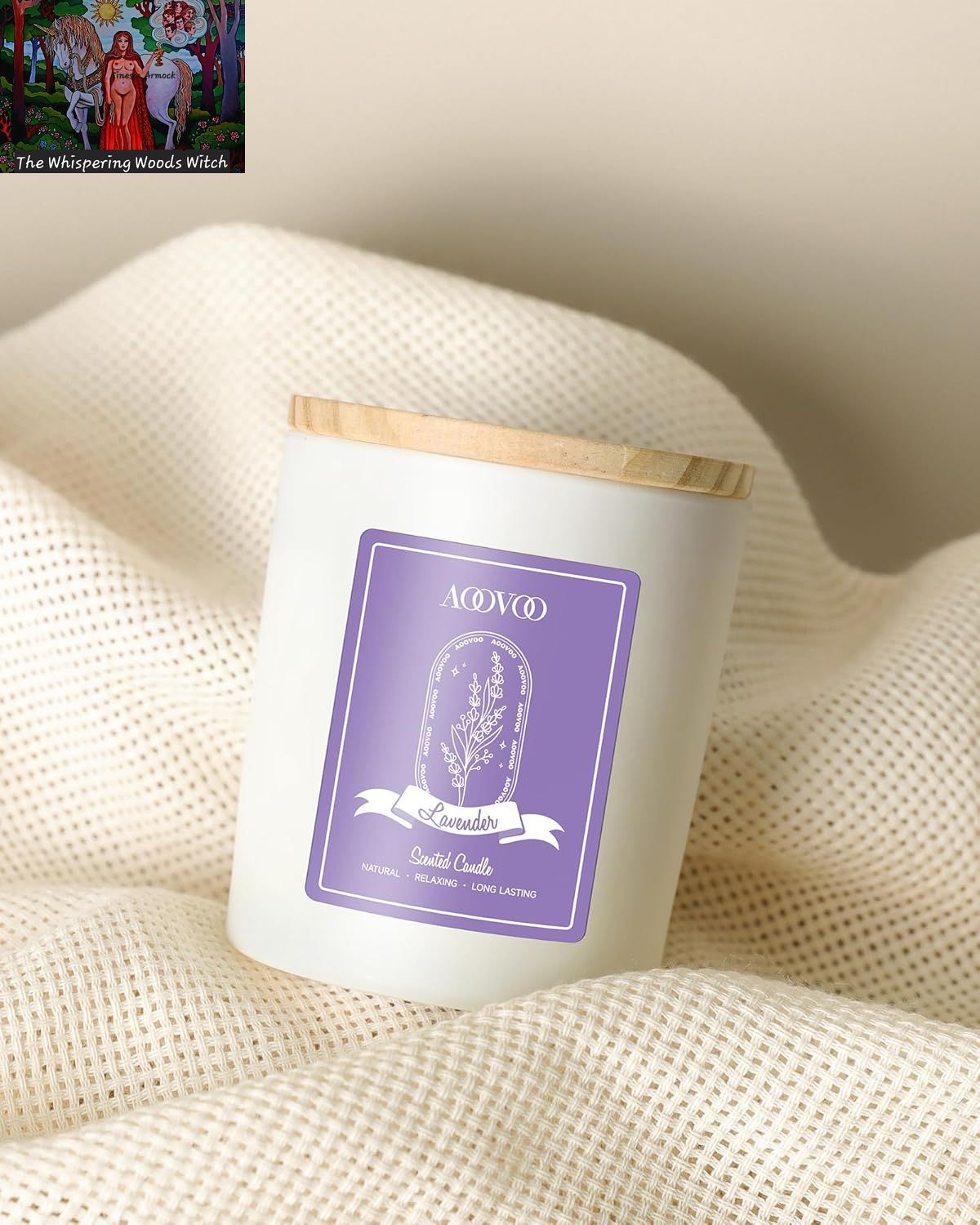 Lavender Scented Candles for Women - Aromatherapy Candle with Crystals Inside, 10Oz Soy Candles for Home Scented, Birthday Gifts Mothers Day Candle for Women Mom