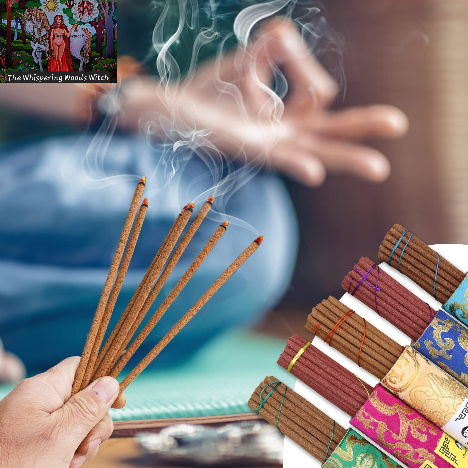 5 Packs Variety Tibetan Spiritual and Medicinal Incense Sticks