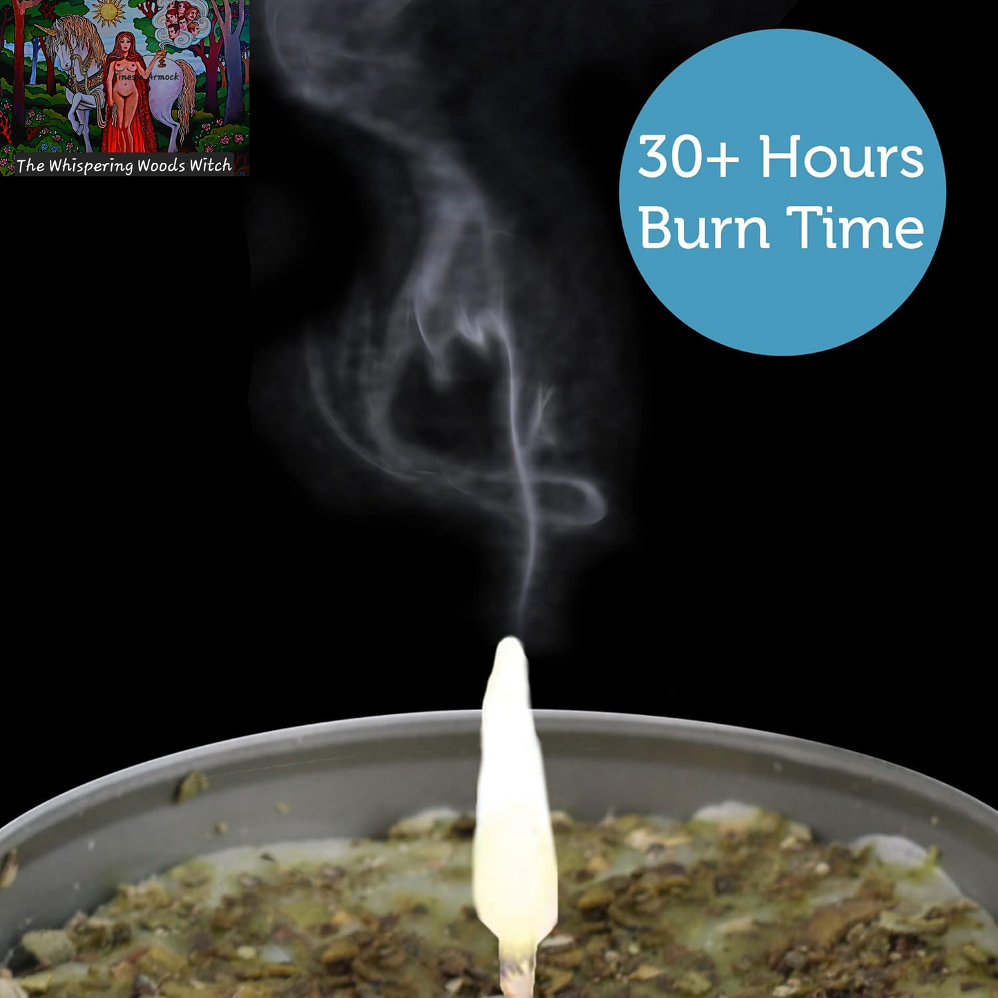 Smudge Candle for Cleansing House, Meditation, Chakra Healing, Aromatherapy | 3.5 Ounce Smudge Candle for Spiritual Cleansing (White Sage)