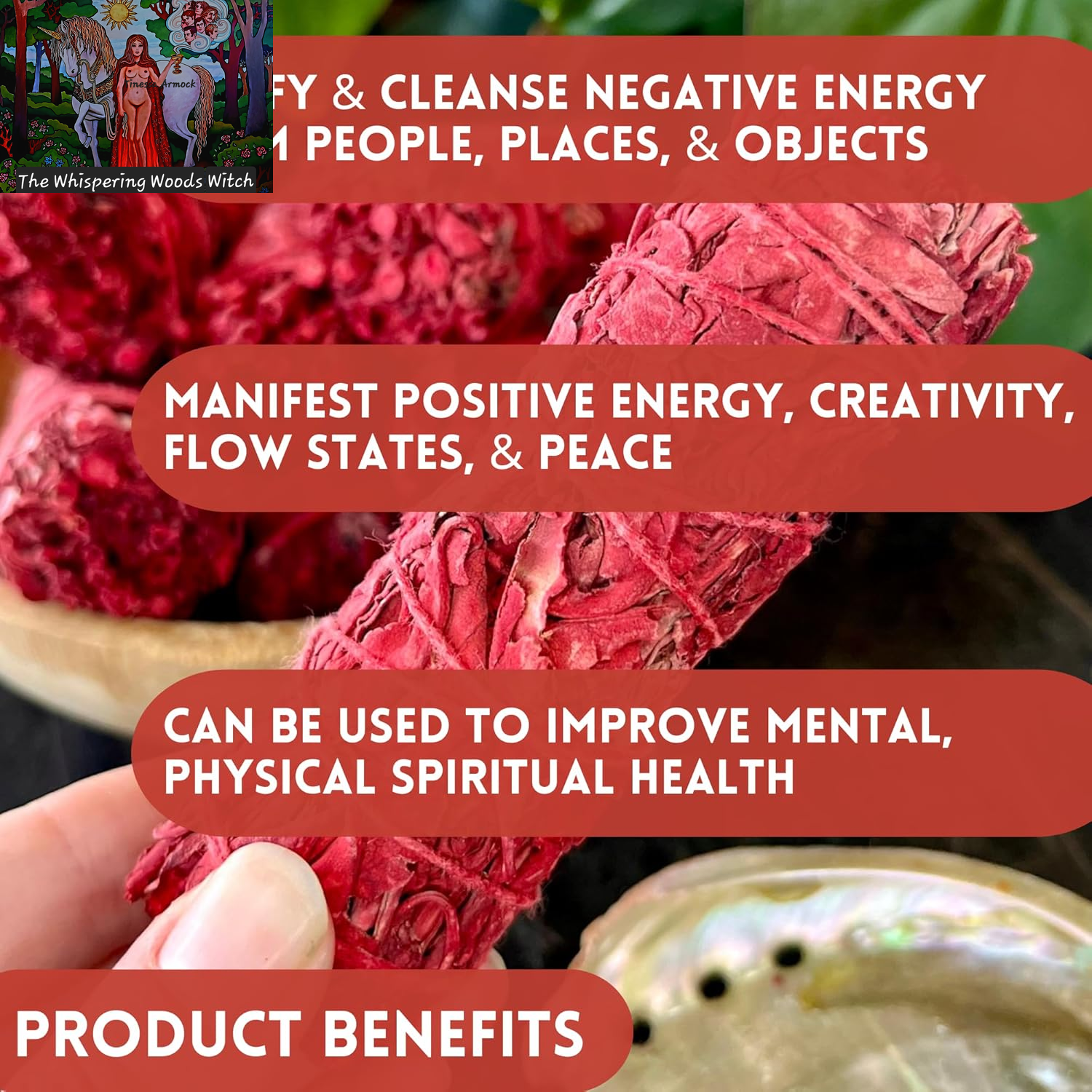 Ancient VEDA Organic Smudge Kit – Dragon'S Blood, Palo Santo, Sweetgrass, Abalone Shell, Feather & Smudge Guide | Smudging Kit for Home Energy Cleansing, Meditation (Healer'S Kit, Dragon'S Blood Sage)