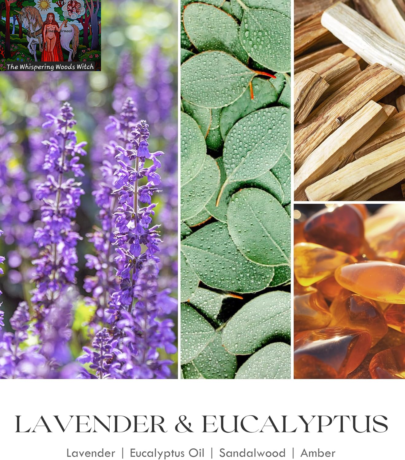 Lavender Scented Candles for Women - Aromatherapy Candle with Crystals Inside, 10Oz Soy Candles for Home Scented, Birthday Gifts Mothers Day Candle for Women Mom