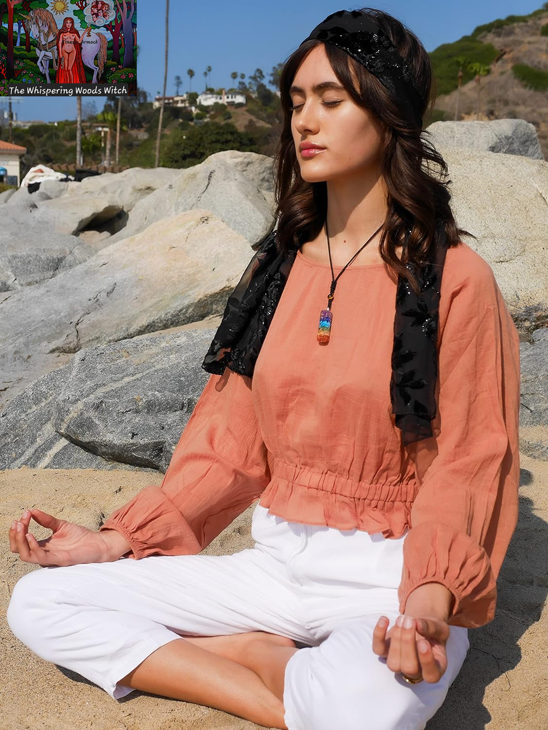 Chakra Necklace with Healing Crystals, Enhance Mindfulness, Discover Tranquility with Crystal Necklaces - Perfect Meditation Accessory, Thoughtful Gifts for Women.