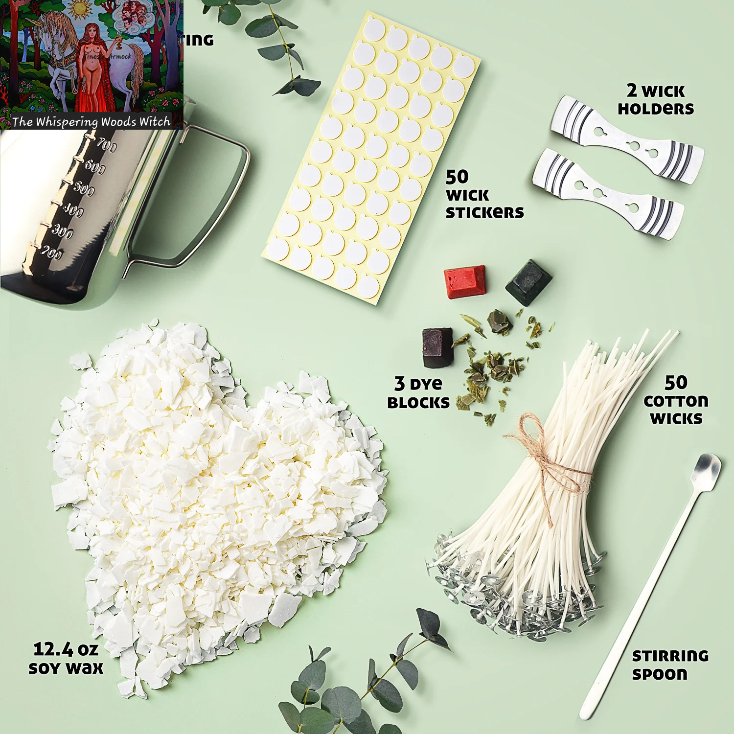 Candle Making Kit for Adults and Kids (100 Pieces)