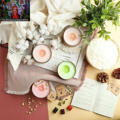 Natural Soy Candle Wax for Candle Making with DIY Candle Making Supplies, 2 Lbs Soy Wax Flakes with Accessories