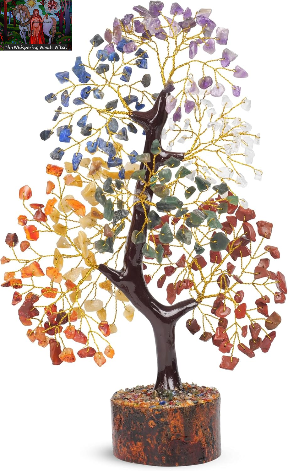 7 Chakra Tree of Life, Crystals and Healing Stones, Crystal Tree of Life, Gemstone Tree, House Warming Gifts New Home, Healing Crystals, Birthday Gifts for Women, New Home Gift Ideas, Return Gifts