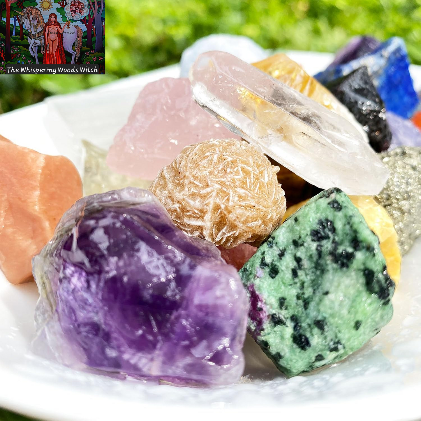 Natural Crystals and Healing Stones with Guide, Real Raw Crystals Set for Crystal Healing, Chakra, Meditation, Home Decor, Bulk Rough Stone Collection