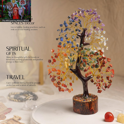 7 Chakra Tree of Life, Crystals and Healing Stones, Crystal Tree of Life, Gemstone Tree, House Warming Gifts New Home, Healing Crystals, Birthday Gifts for Women, New Home Gift Ideas, Return Gifts