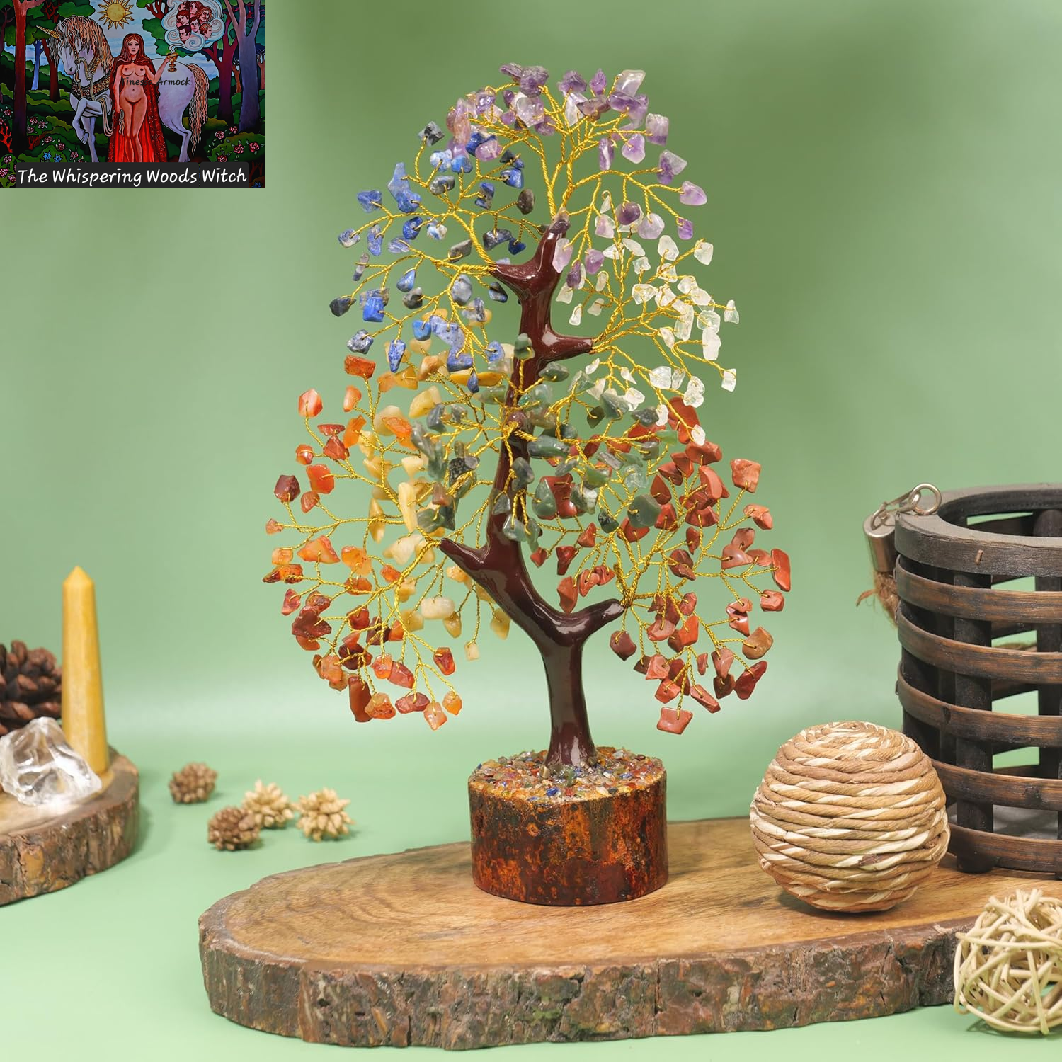 7 Chakra Tree of Life, Crystals and Healing Stones, Crystal Tree of Life, Gemstone Tree, House Warming Gifts New Home, Healing Crystals, Birthday Gifts for Women, New Home Gift Ideas, Return Gifts