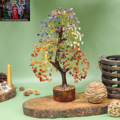 7 Chakra Tree of Life, Crystals and Healing Stones, Crystal Tree of Life, Gemstone Tree, House Warming Gifts New Home, Healing Crystals, Birthday Gifts for Women, New Home Gift Ideas, Return Gifts