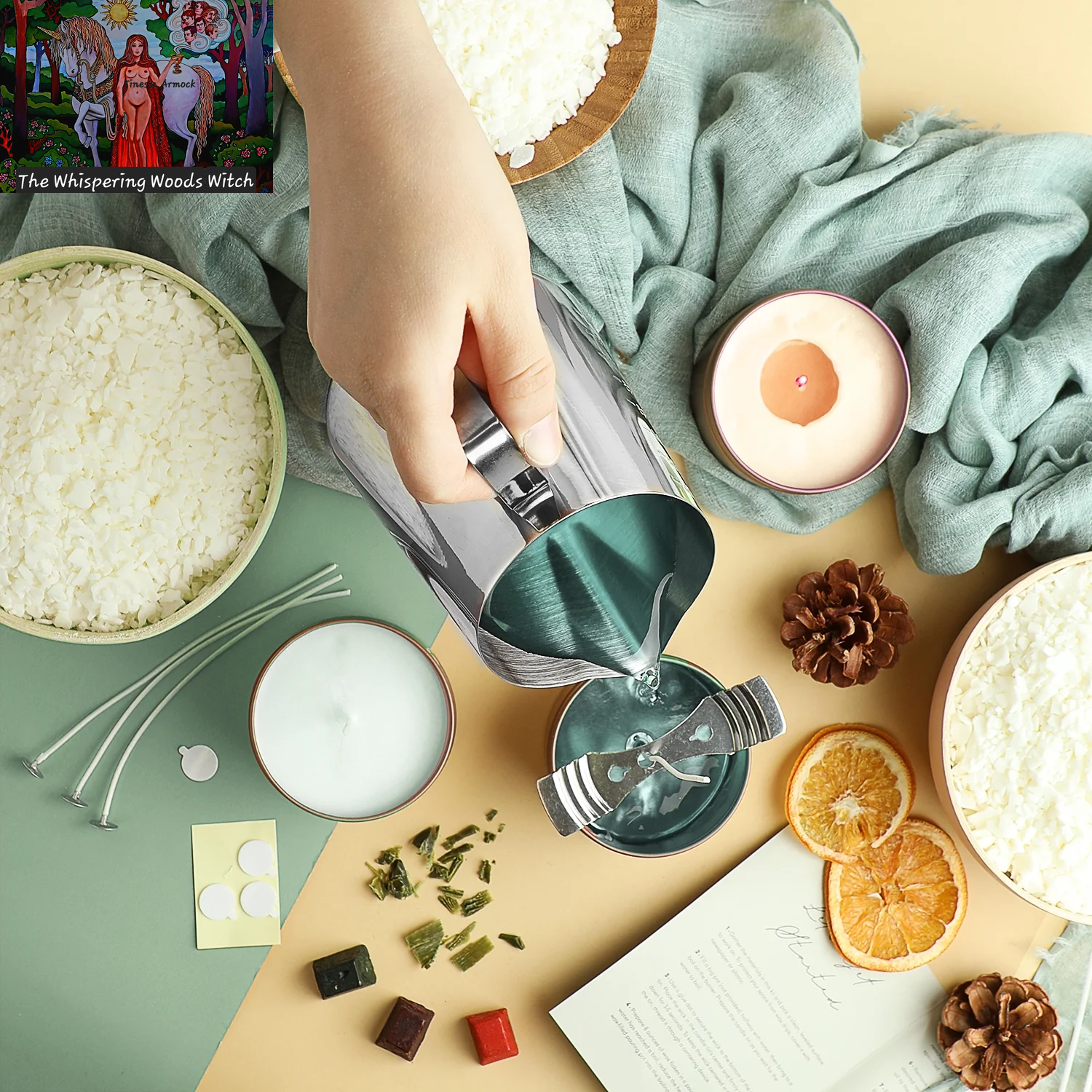 Candle Making Kit for Adults and Kids (100 Pieces)